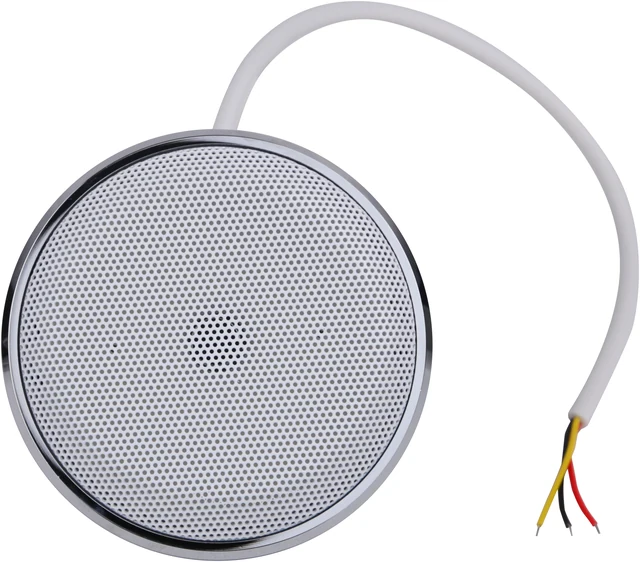 Audio pickup — IP20, omnidirectional condenser, 25–40 m² coverage